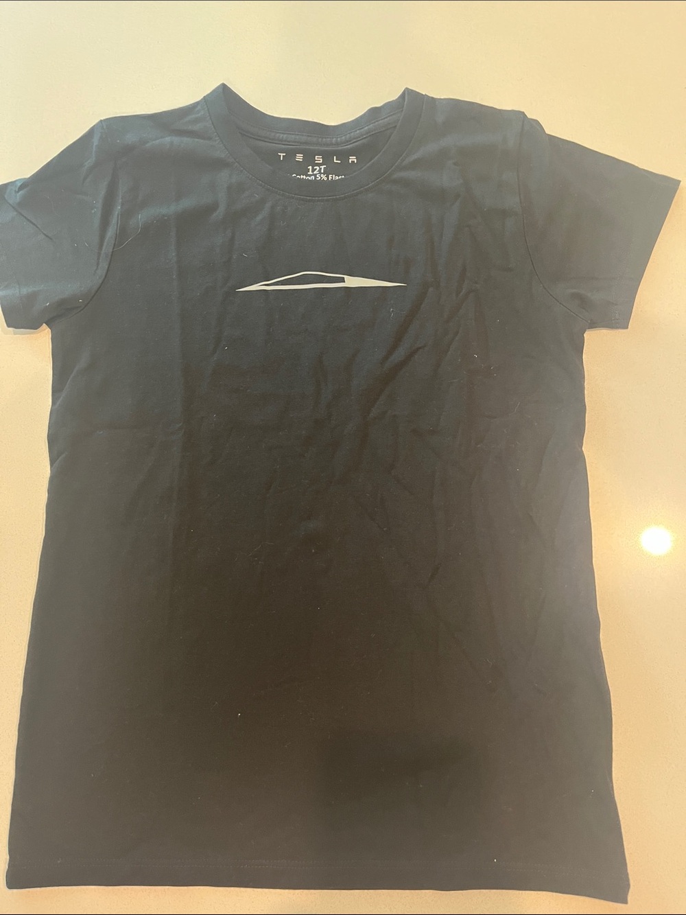 Tesla Black Tee with Cybertruck Logo